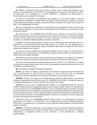 acuerdo 478, reglas de operación del programa de infraestructura