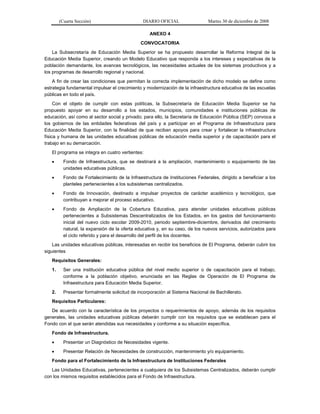 acuerdo 478, reglas de operación del programa de infraestructura