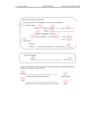 acuerdo 478, reglas de operación del programa de infraestructura
