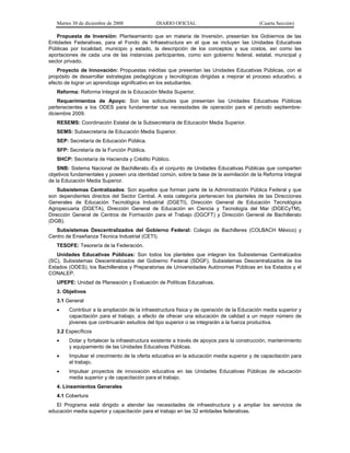 acuerdo 478, reglas de operación del programa de infraestructura
