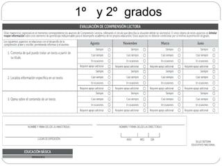 1º y 2º grados
 