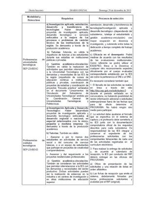 (Sexta Sección) DIARIO OFICIAL Domingo 29 de diciembre de 2013 
 