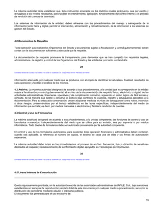 ACUERDO A-039-2023 NORMAS GENERALES Y TECNICAS DE CONTROL INTERNO ...