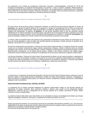 ACUERDO A-039-2023 NORMAS GENERALES Y TECNICAS DE CONTROL INTERNO ...