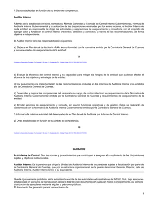 ACUERDO A-039-2023 NORMAS GENERALES Y TECNICAS DE CONTROL INTERNO ...