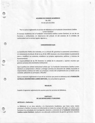 Acuerdo de consejo academico 02  01 de junio 2010- serv .biblioteca