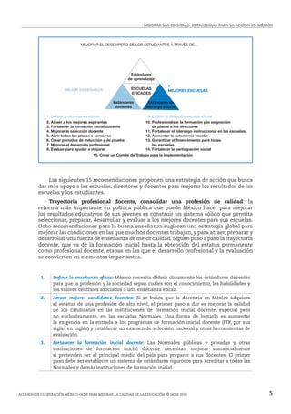 MejoRAR LAS ESCUELAS: estrategias para la acción en méxico
Acuerdo de cooperación México-ocde para mejorar la calidad de l...