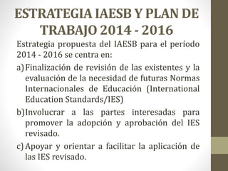 Iaesb Acuerdo de Norwalk y El IAESB | PPTX