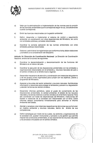 Acuerdo gubernativo 50 2015