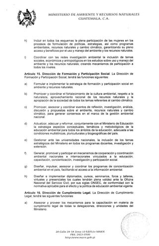 Acuerdo gubernativo 50 2015