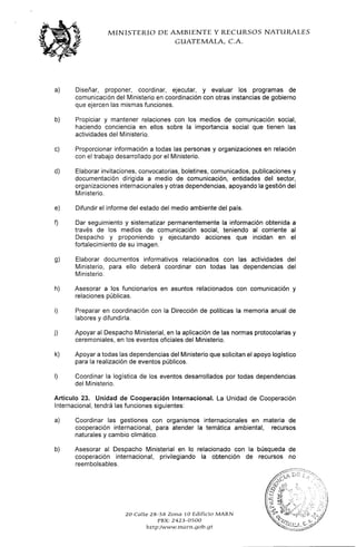 Acuerdo gubernativo 50 2015