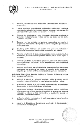 Acuerdo gubernativo 50 2015