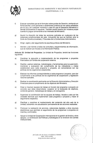 Acuerdo gubernativo 50 2015