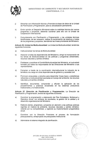 Acuerdo gubernativo 50 2015