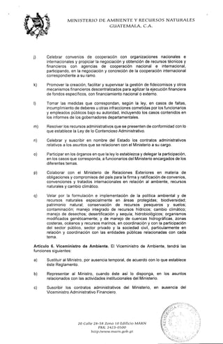 Acuerdo gubernativo 50 2015