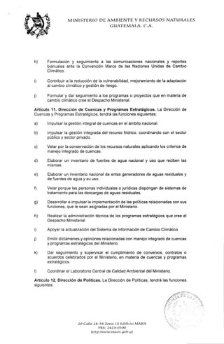 Acuerdo gubernativo 50 2015