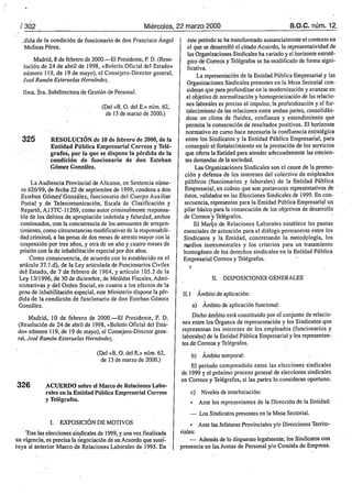 Acuerdo marco relaciones laborales correos (8marzo2000)