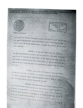 Acuerdos pensiones ex presidentes