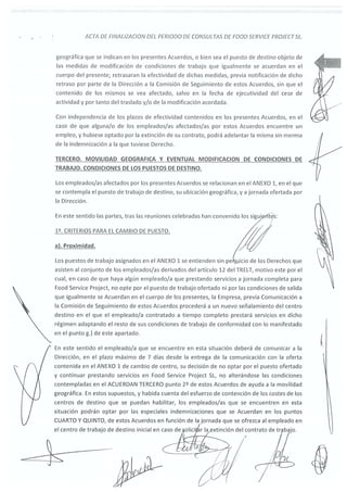 Acuerdo Cierre Restaurantes Nostrus