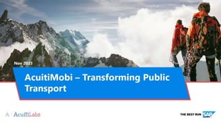 Acuiti mobi – transforming public transport