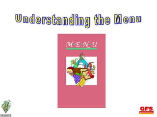 Understanding the Menu 