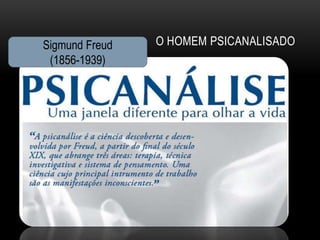 Sigmund Freud   O HOMEM PSICANALISADO
 (1856-1939)
 