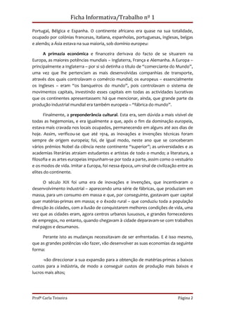 A cultura do cinema  ficha 1