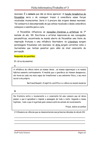 A cultura do cinema  ficha 3