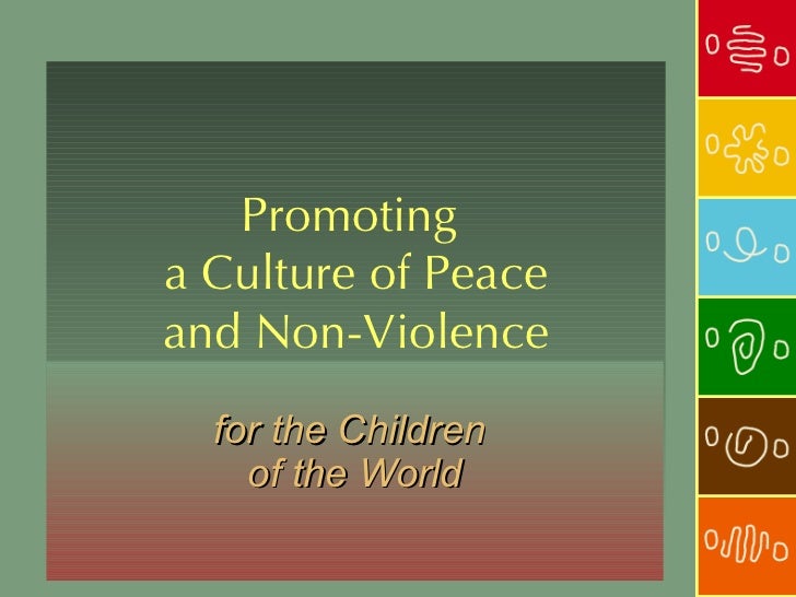 promoting a culture of non violence essay introduction