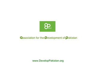 www.DevelopPakistan.org 