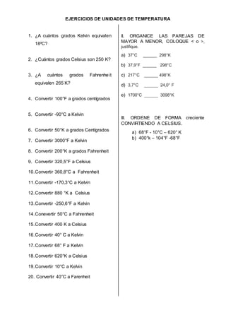 A Cuantos Grados Kelvin Equivalen 18º1