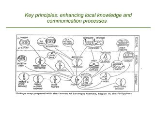   Key principles: enhancing local knowledge and communication processes  