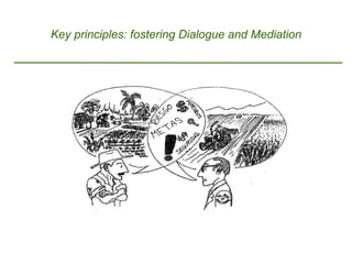 Key principles: fostering Dialogue and Mediation 