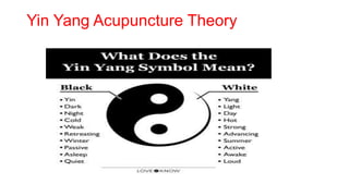 Yin Yang Acupuncture Theory
 
