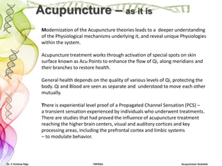 Acupuncture mode of action 365 | PPTX