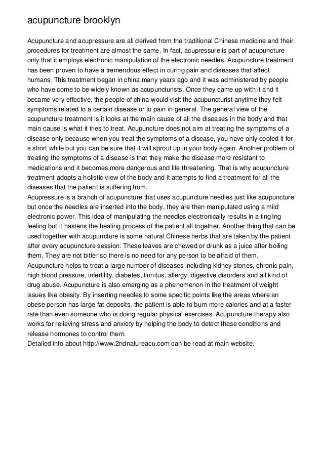 acupuncture brooklyn
