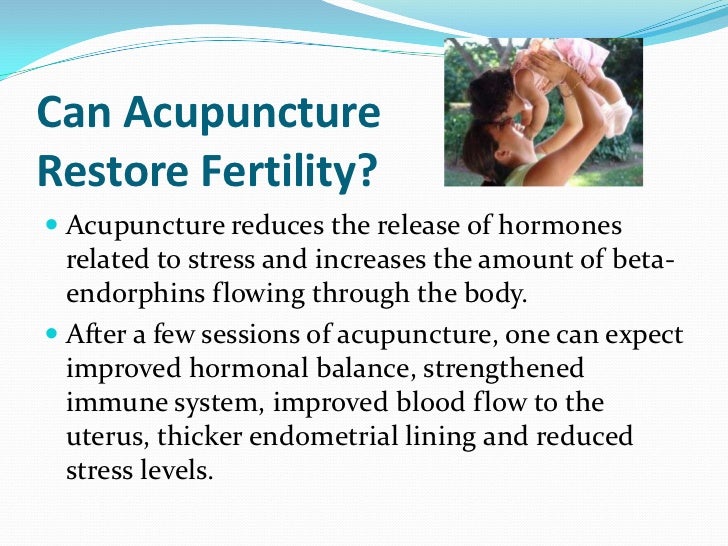 How Does Acupuncture Improve Fertility?