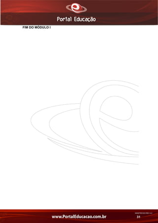 AN02FREV001/REV 4.0
31
FIM DO MÓDULO I
 