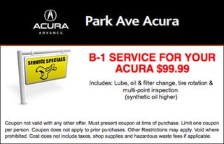 Acura Service Special NJ | Acura Dealer in New Jersey