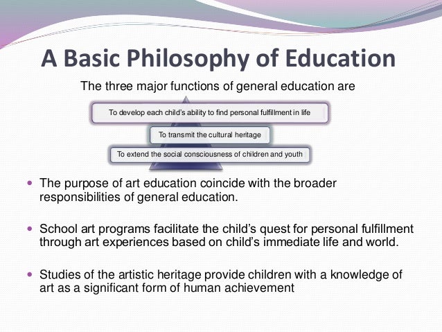 arts to education