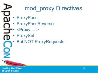 Acus08 Advanced Load Balancing Apache2.2