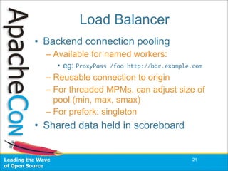 Acus08 Advanced Load Balancing Apache2.2