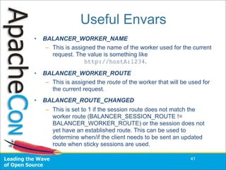 Acus08 Advanced Load Balancing Apache2.2