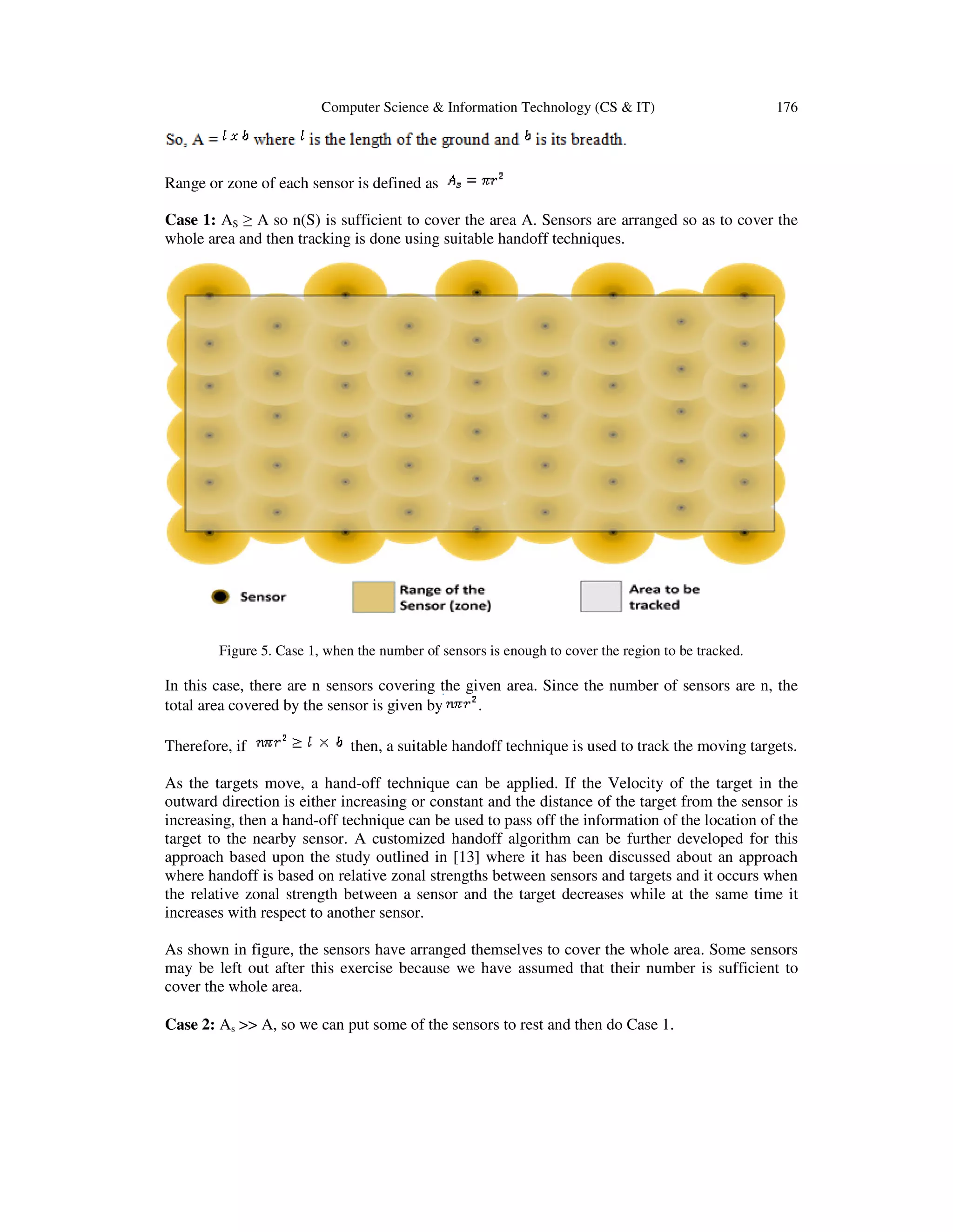 A CUSTOMIZED FLOCKING ALGORITHM FOR SWARMS OF SENSORS TRACKING A SWARM ...