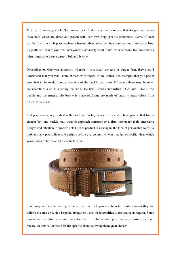 custom made belt buckles online