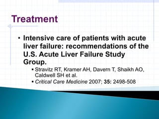Acute Liver Failure Basic Pathophysiology and Management | PPT