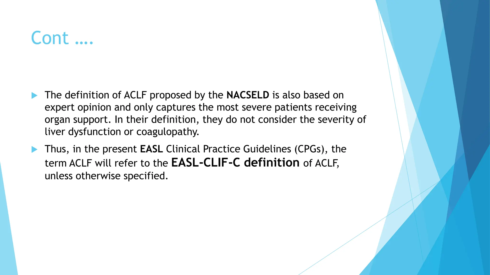 Acute on chronic liver failure aclf pptx