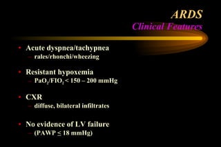 Acute Respiratory Distress Syndrome | PPT