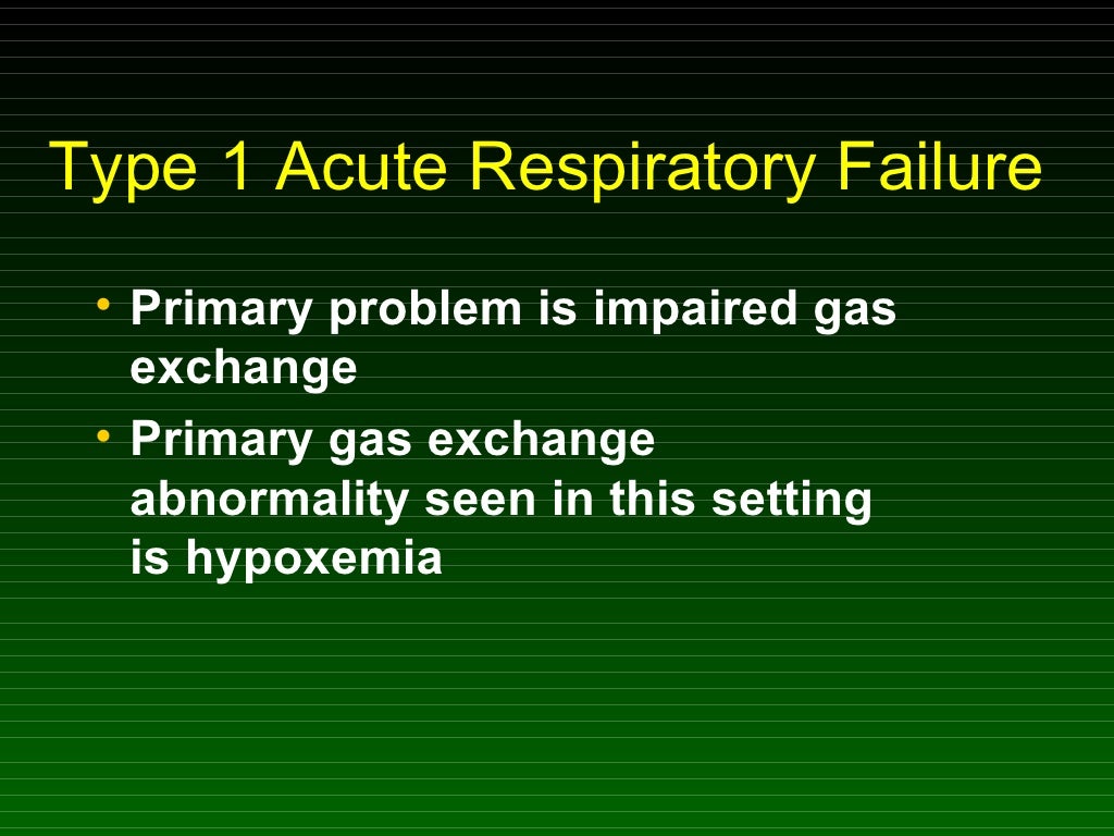 Acute Respiratory Failure