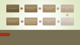 Acute abdomen refers to
signs and symptoms of abdominal
pain and tenderness,
that often requires emergency
surgical therapy.
Diagnoses associated with an acute
abdomen:
Vary according to age and gender
E.g.>Appendicitis common in
younger,
whereas biliary disease, bowel
obstruction, intestinal ischemia and
infarction, and diverticulitis are
more common in older adults.
result from infection, obstruction,
ischemia, or perforation.
 